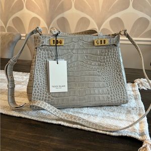 Teddy Blake Purse Tags still on Chiara Croc